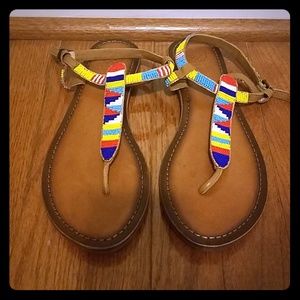 VINCE CAMUTO FLAT SANDALS SIZE 10.5